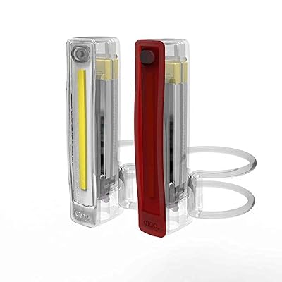 Knog Plus Kit d'éclairages Mixte Adulte, Transparent