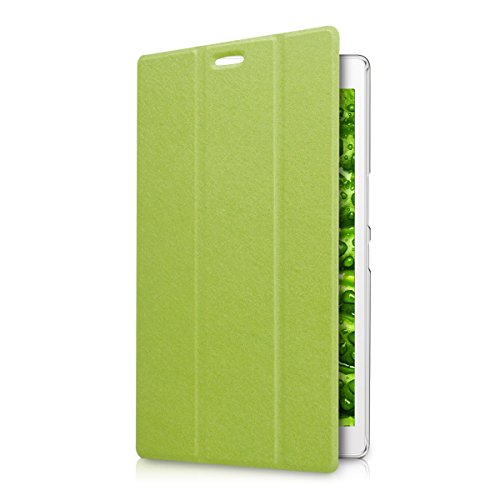kwmobile Hülle für Asus ZenPad 8.0 (Z380KL / Z380C / Z380M) – Smart Cover Case Tablet Schutzhülle Kunstleder – Ultra Slim Tabletcase Grün Transparent - 8