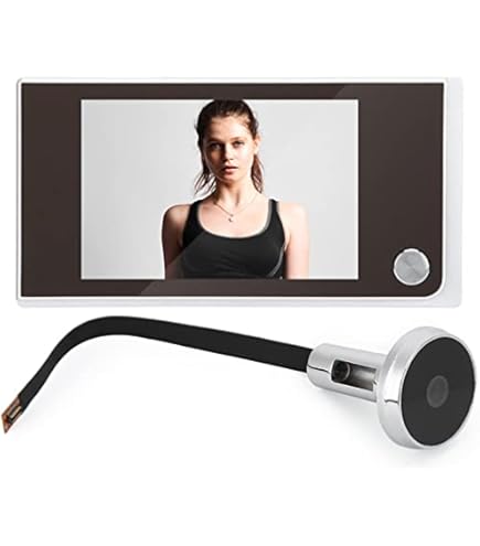 TOGU TG3016YG-BC UL Listed Solid Brass HD Glass Lens 220-degree Door Viewer Peephole With Heavy Duty Privacy Cover For 1-3/8" To 2-1/6" Doors, Matt - View #2