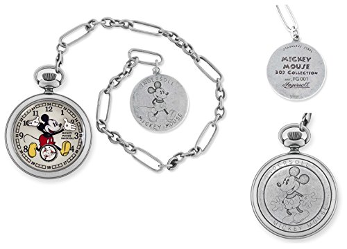 Ingersoll Disney by Herren-Taschenuhr Analog Edelstahl Silber 25834