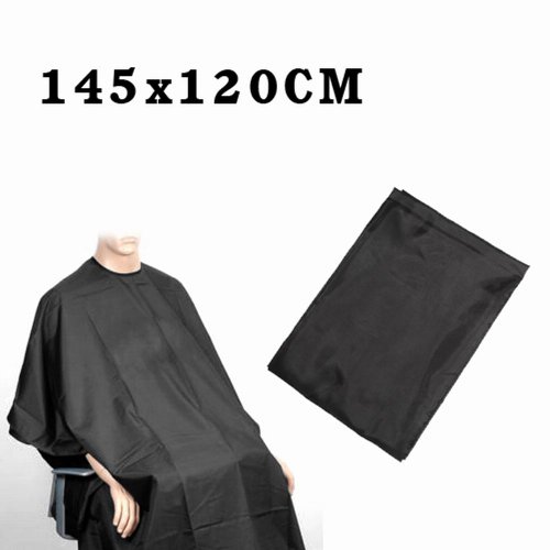 SWT Salon Hair Cut Hairdressers Barbers cape Black Gown