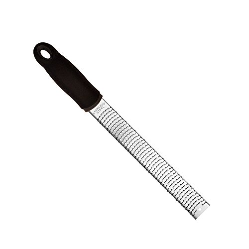 Premium Küchenreibe Edelstahl rostfrei, schwarz - 2