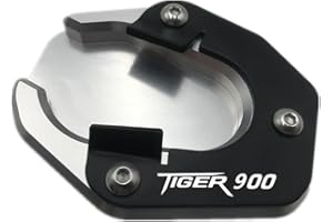 HRTLSS Kickstand Extension Plate Pad, For Triumph TIGER 900 TIGER 900 GT GT PRO TIGER 900 GT LOW TIGER 850 SPORT Kickstand Foot Side Stand Extension Support Plate Pad