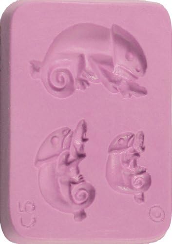 Fleximold Silicon Mold, Smooth Chameleon Mold by Fleximold