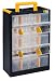 Produktbild Allit 464350 Kleinteilemagazin, schwarz, gelb