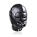 Produktbild Maple Leaf Cosplay Ledermaske Unisex Gimp erotische Kopfbedeckung, geschlossene Bondage-Maske mit Mundball-Maske Halloween-Maskerade-Maske Universal