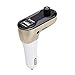 Produktbild TianranRT Auto Bluetooth Gold Auto Kit MP3 Musik Player Drahtlos Bluetooth UKW Sender Radio & USB Ladegerät AUX (Gold)