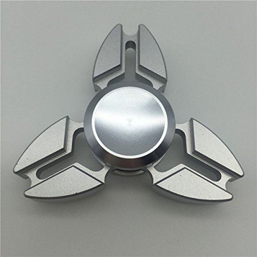 YIHANG @ Fidget Spinner Aluminum Alloy Fingertip Gyroscope Crab Triangle Finger Gyro Decompression Toys,Silver YIHANG @ Fidget Spinner Aluminum Alloy Fingertip Gyroscope Crab Triangle Finger Gyro Decompression Toys,Silver