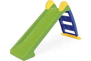 "Dolu My First Garden Slide Medium for Kids For Children From 2 Years Blue Ladder and GreenSlope Foldable for Indoor or Outdoor Use Toddler Climbing Slide Indoor Slide, Kids Outdoor Play Equipment"