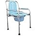Produktbild BP&S Toilettensitz für ältere Menschen, höhenverstellbarer Toilettensitz für Duschen aus Aluminiumlegierung mit Eimer und gepolstertem Hocker