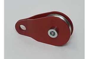 Joma-Tech Puleggia/puleggia disponibile in 3 misure SRB-12, SRB-14 e SRB-16 con lamiera laterale mobile, verricello forestale Offroad (SRB-12)