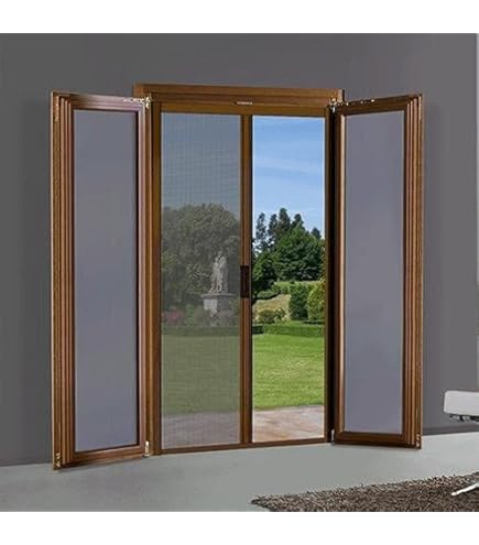 Zanzariera Per Finestra A Rullo - Kit Fai Da Te Con Friazione, Marrone 140x160cm - Foto 7