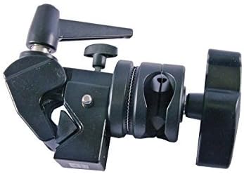 GTX Grip Super Clamp with Multi Clamp (Large Diameter Holes. 8, 16, 19, 25mm), Black (GP-1059LRG)
