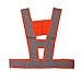 Produktbild KING DO WAY V Form Streifen High Visibility Sicherheit Traffic Arbeits Sicherheit Reflektierende Warnwesten Vest Jacket Orange
