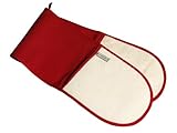 Le Creuset Textiles Double Oven Glove - Red (Kitchen & Home)