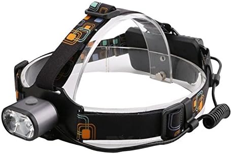 LifeBee Super Bright 2 Cree XM-L T6 LEDS Headlamp Headlight - Lightweight, Battery Powered Helmet Light for Camping, Running, Hiking and Reading and other Outdoor and Indoor Activities