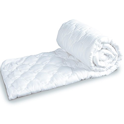 Matratzen-Auflage 180×200 cm in verschiedenen Größen, Matratzenschutz Unterbett mit Spannumrandung bis 35cm Höhe, weicher Microfaser Matratzen-Schoner, auch für Boxspringbetten und Wasserbetten geeignet, CelinaTex First Class 0001654 - 4