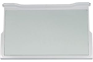 Bauknecht Whirlpool 481245088134 - Estante para alimentos (cristal, 474 x 290 x 32 mm, para frigorífico, frigorífico, congelador, también Ignis Philips Ikea)