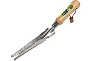 Spear & Jackson 3130KEW Couteau à planter et sarcler en acier inoxydable de la collection de Kew Gardens