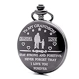 Taschenuhr mit Gravur, einzigartige Geschenkidee für den Großvater
