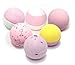Bee Beautiful 6 X 65g Bath Bombs (approximately 5cm diameter) (Pinks)