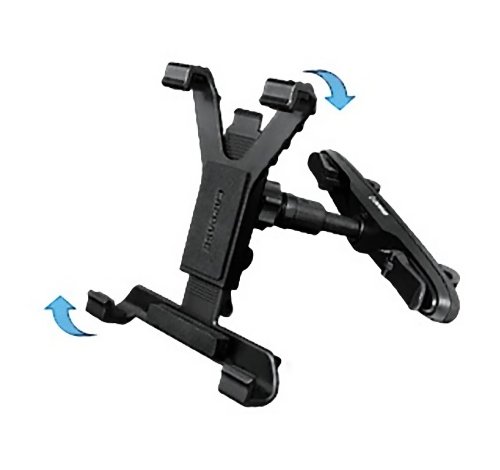 KFZ Auto Kopfstützen Halterung Multimedia Rücksitz holder für TrekStor SurfTab ventos 10.1 10.1“ Zoll Inch Android Tablet PC (kopfstütze, Tablethalterung, Kopfstützen Halter) - 2