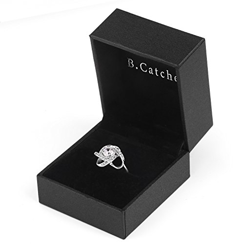 B.Catcher Ringschachtel Schmuckkästen für Ring Schachtel mit Etui(Schwarz) - 6