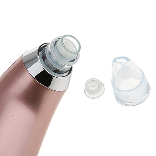Gazechimp Elektrischer Mitesserentferner Saugergerät, Akne, Pickel, Komedo Entferner Gerät – Pore Cleanser, Blackhead Akne Remover Kit Gesicht Reinigung Kit – Rosa - 9
