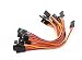 Produktbild 5 Stück Servo Patchkabel 10cm (2x Stecker) 26AWG Modellbau Eibl