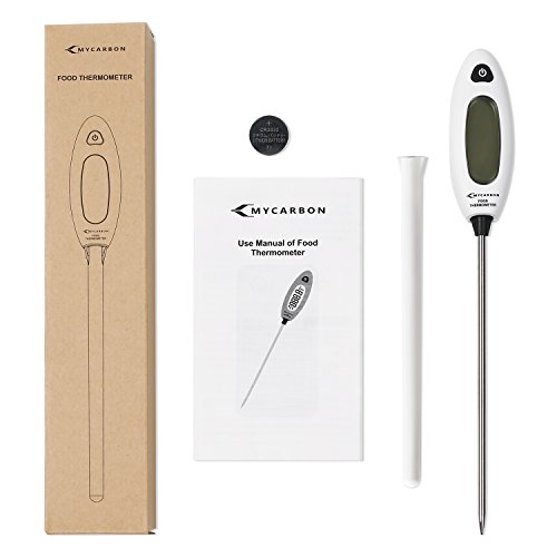 Grillthermometer Digital Wasserabweisend 5S Ablesbar 50°C- 300°C Bratenthermometer Fleischthermometer Backofenthermometer BBQ Grill - 9