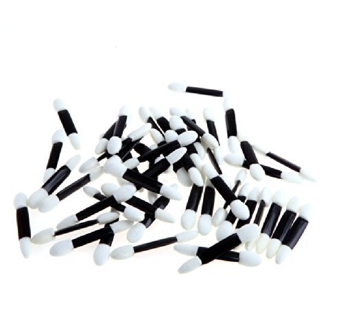 Five Season 50pcs Sponge Stick Eyeshadow Dual Applicator Brush