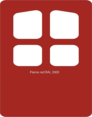 PVC Window &amp; Door Spray paint ,UPVC,PVCU,PVC Door Paint ,Window Paint,Plastic Paint,Flexible, All Colours !(Flame red RAL 3000)
