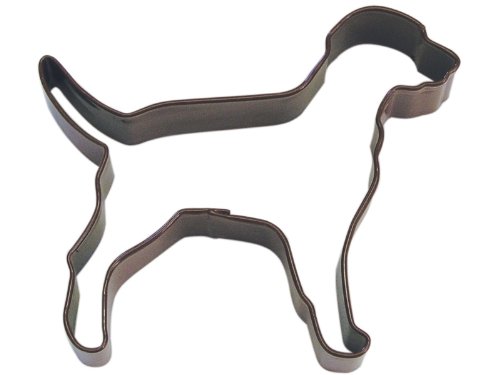 Labrador Retriver Dog 4 Inch Cookie Cutter Brown
