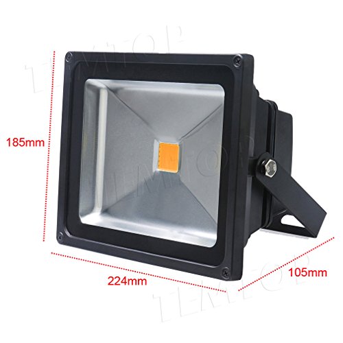 Auralum® 30w LED Fluter Außenstrahler 2700Lumen 230V IP65 Warmweiß mit Top-Qalität Mitte-Jahr-Absatz - 6