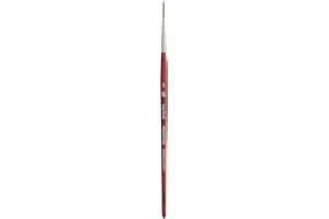 Princeton Velvetouch Artiste, Mixed-Media Brush for Acrylic, Watercolor & Oil, Series 3950 Long Round Luxury Synthetic, Size 2