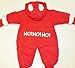 Santas Little Helper Baby Christmas Snowsuit With Embroidery And Applique - 3/6 months