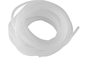 boxtech Pierre à air, Pierre à air d'aquarium, diffuseur d'oxygène Silencieux de Niveau Nano pour étangs et Aquariums, Tuyau en Silicone d'aquarium de 5 mètres (Tuyau de 5 m)