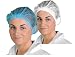 Produktbild PP-Einweg Haarnetz / Cliphauben D100 blau 49cm (3000 Sück)