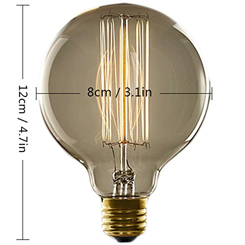 LED Edison Vintage Lamp 40W E27 2200V Warmweiß, Ideal for design and Retro lights - 2