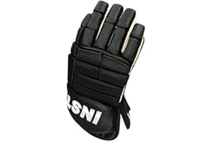 Instrike Devil Gen2 Gants de Hockey sur Glace et Roller Hockey Bambini pour Enfants de 5 à 8 Ans Gants Pro très Stables et Confortables