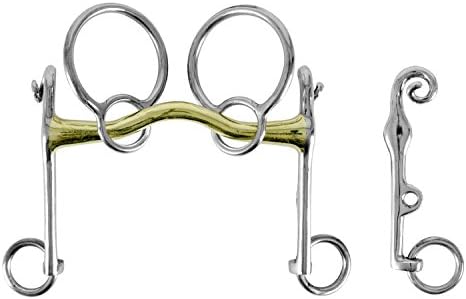 Umbria Snaffle Breeches Leap Whole Ear-hook to Snail Jointed Copper, _, 12.5