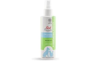 REAL FRIENDS PETCARE Real Friends | Acqua Profumata con Essenza di Talco, Profumo per Cani e Gatti, Senza Alcool e Senza Gas, Certificazione ICEA, Made in Italy, Confezione 125 ml
