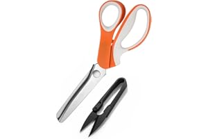Pinking Shears by Astrowinter - Zig-zag Scissor for Fabric Leather & Paper - Pinking Dressmaking Sewing Scissors AW-046-UK-A