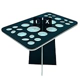 LHWY Acrylic Makeup Brush Drying Rack Holder (Black)