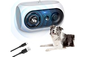 BUBBACARE Anti Bell Gerät Hunde, 3 Modi Antibell Ultraschall Gerät für Hunde, 50FT Automatisch Antibell für Hunde, Hundebell Stopper Anti Bell Innen Außenbereich, Anti-bell-mittel für Kleine Mittel Große Hunde