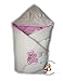 BlueberryShop Hooded Thermo Terry Swaddle Wrap Blanket Sleeping Bag for Newborn, baby shower GIFT 100% Cotton, 0-3m ( 0-3m ) ( 78 x 78 cm ) Pink