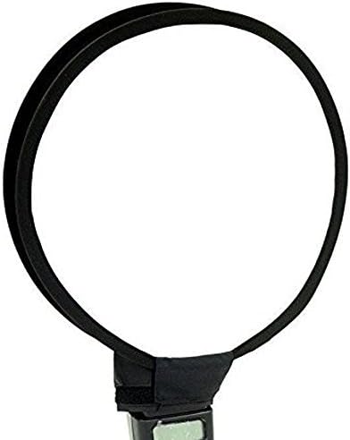 Inseesi 30cm Round Flash Softbox Diffuser for Canon Nikon Sony Etc Dslr Camera(black)