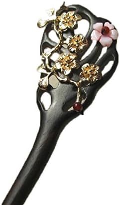 Wooden Hairpin Handmade Sandalwood Hairpin Complex Retro Made Of Ancient Wind Wooden Hairpin Hair Sticks,A-OneSize