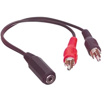 Hama Cavo Audio Jack 3,5 Mm – 2 RCA Maschi Stereo – 1,5 M, Placcato Oro – Per MP3/Amplificatore