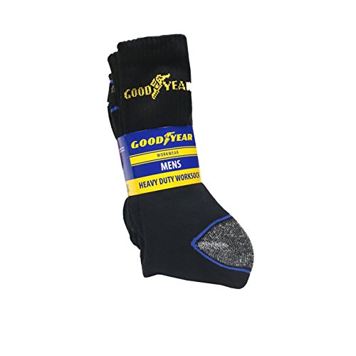 Chaussettes de travail Paquet de 5 noir/bleu